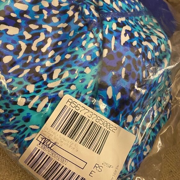 Kim Gravel Swimsuits For All Zip-Front Swim Tee w/Brief Swimsuit Sz 16 - Picture 5 of 5